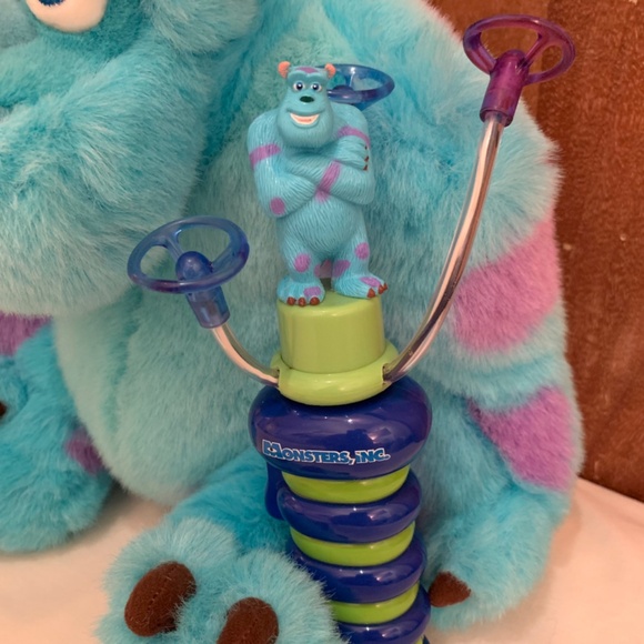 Disney Pixar Collection Monsters INC Sully Plush Toy & Sully Spinning Toy - Picture 10 of 14